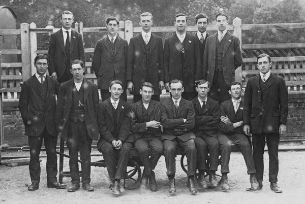 Volunteers at the Kibworth Station