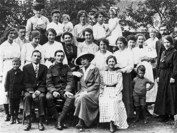 A group photo. Featured at the front are Len and his Wife.