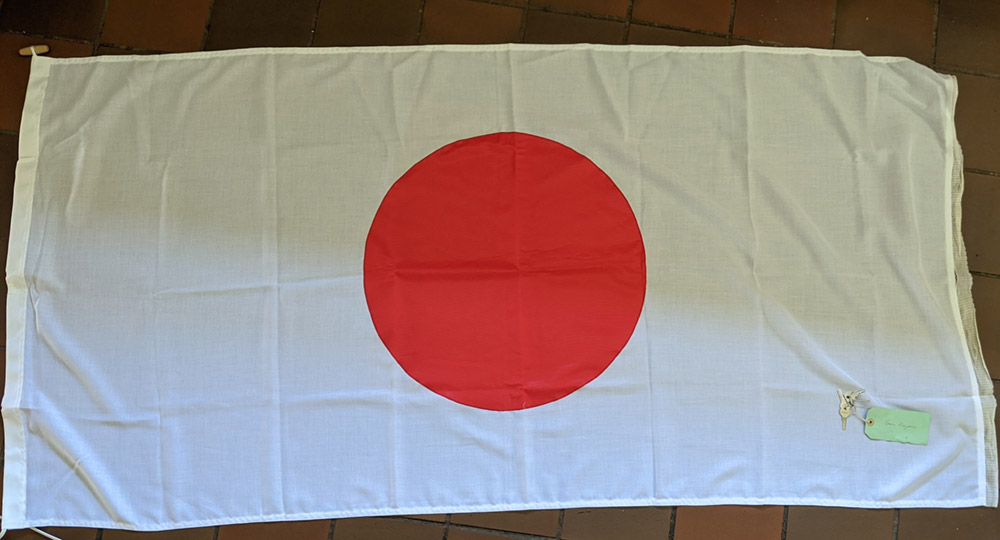 A Japanese flag.