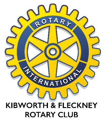 Charity Bonfire & Fireworks, Kibworth & Fleckney Rotary Club logo