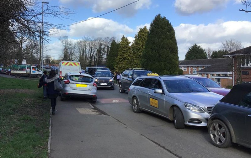 Congestion on the Smeeton Road