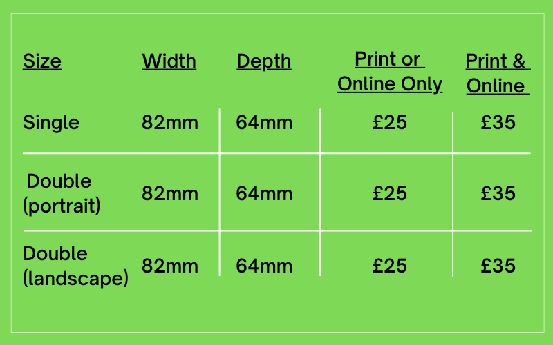 Advertising Rates