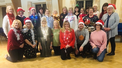 Kibworth Ladies Choir in rehearsal
