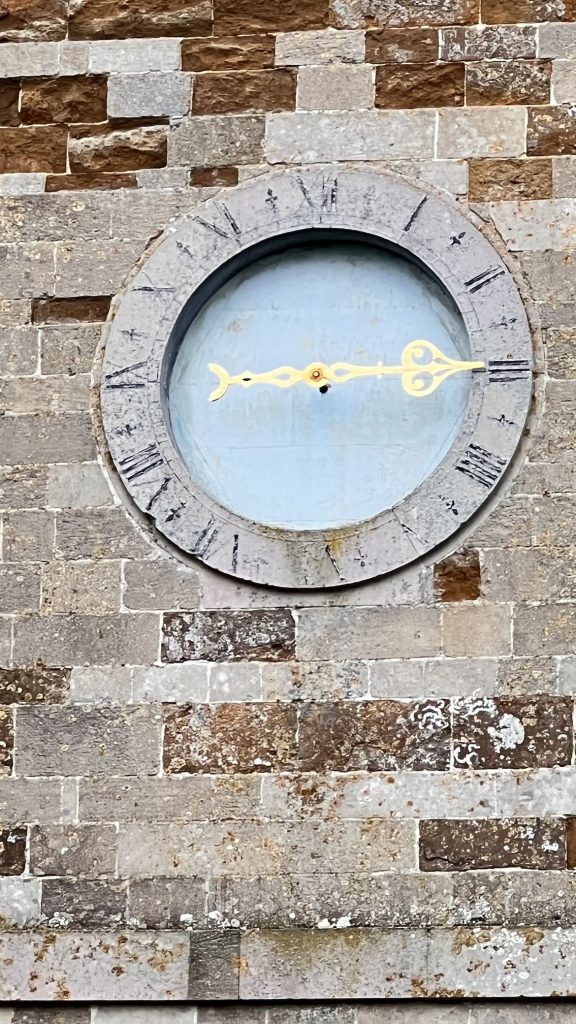 One handed clock at St Peter Church, Gaulby, Leicestershire
