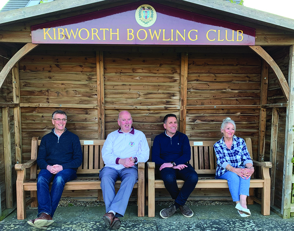 Kibworth Bowling Club new benches