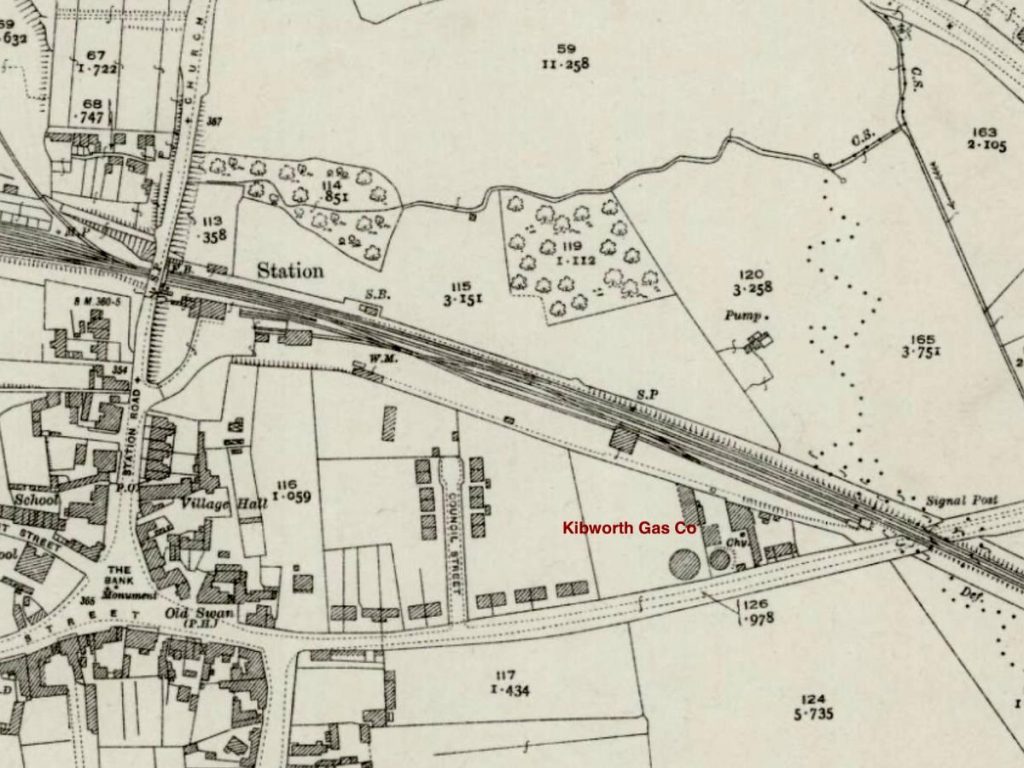 Map of Kibworth Gas & Coke Company