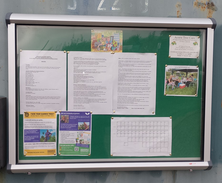 KibworthAllotments Noticeboard