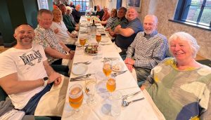 Kibworth Chronicle Management Team end of year meal at Kalcutta Brasserie