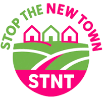 Stop The New Town (STNT) campaign logo.